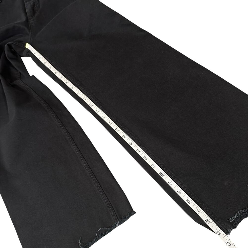 Zara Women's High Waisted Black Wide Leg Jeans Size 4 - Picture 5 of 7